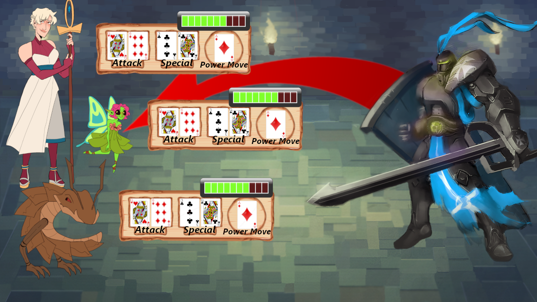Battle Screen Concept, aka “Oh God now I see how little I know how to do”